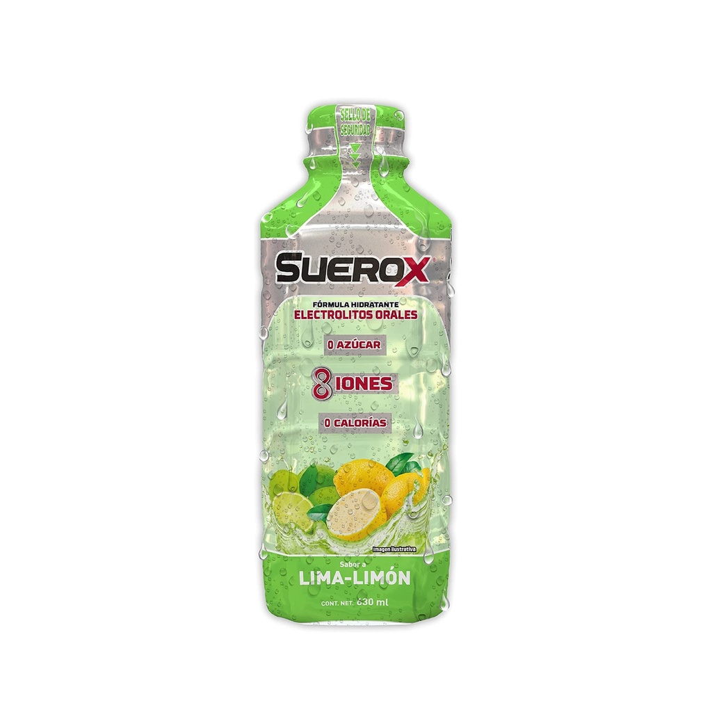 [1428] SUEROX 8IONES LIMA LIMON 630 ML LAB GENOMMA