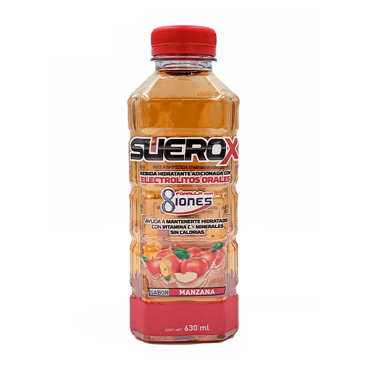 SUEROX 8IONES MANZANA 630 ML LAB GENOMMA