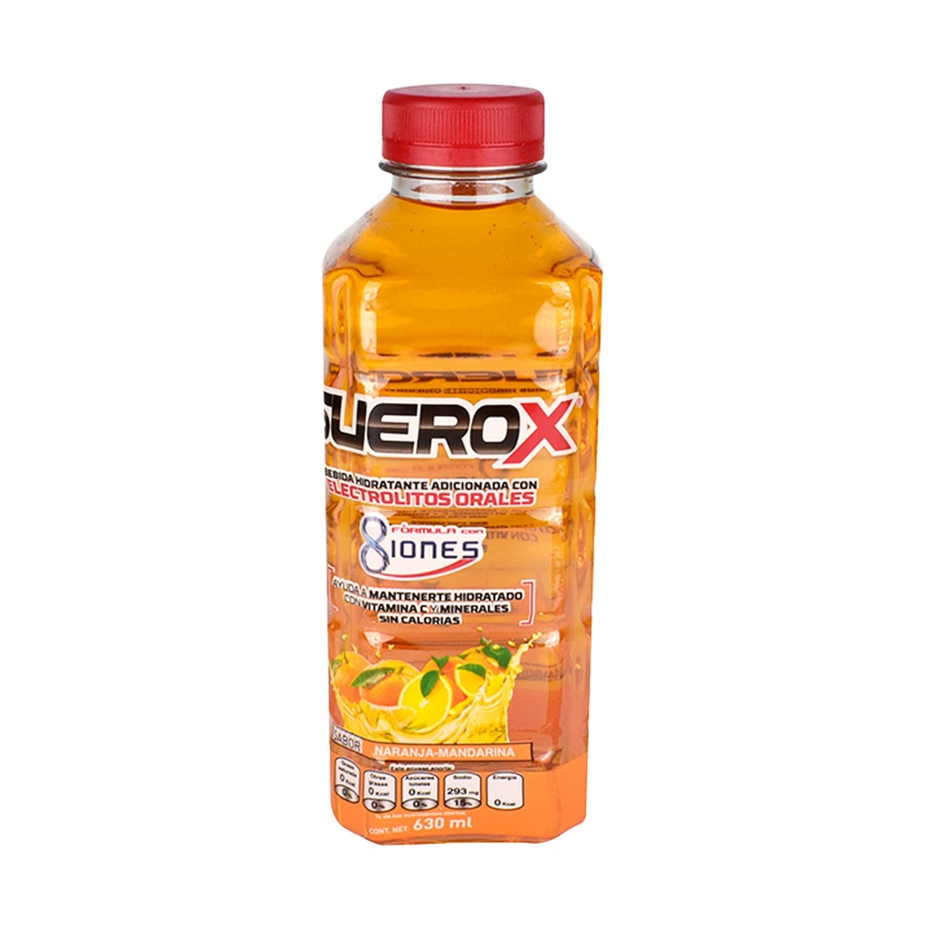 [1433] SUEROX 8IONES NARANJA MANDARINA 630 ML LAB GENOMMA