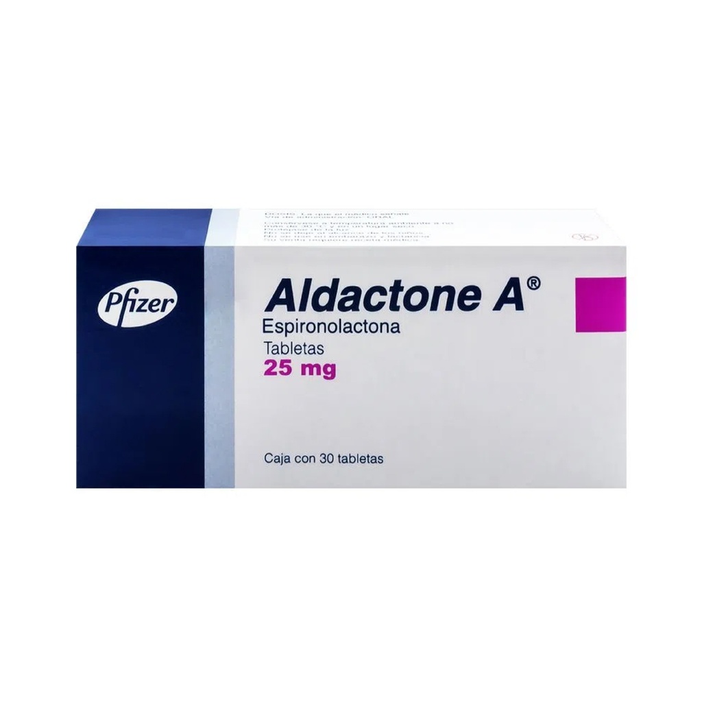 ALDACTONE A 25 MG C/30 TAB ESPIRONOLACTONA LAB PFIZER