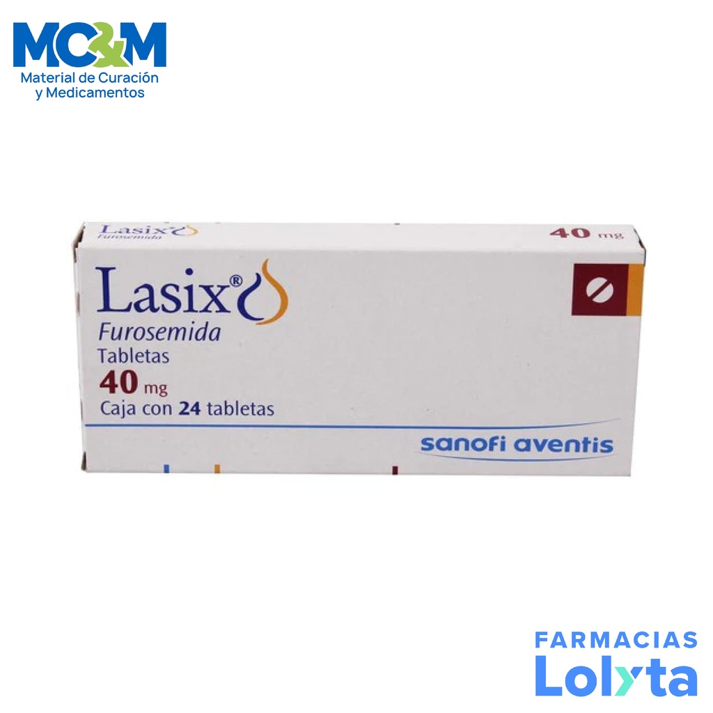 LASIX 40 MG C/24 TAB FUROSEMIDA