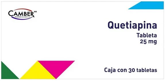 QUETIAPINA 25 MG C/30 TAB LAB CAMBER PHARMA