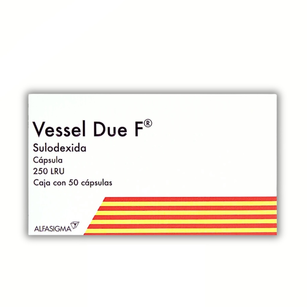 [1450] VESSEL DUE F 250 LRU C/50 CAP SULODEXIDA LAB ALFASIGMA