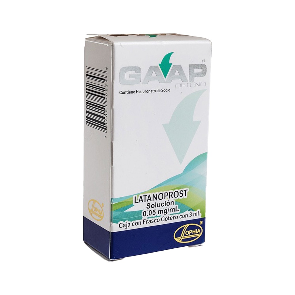 GAAP OFTENO SOL OFTALMICA 0.05MG/ML FCO C/3ML LATANOPROST LAB SOPHIA