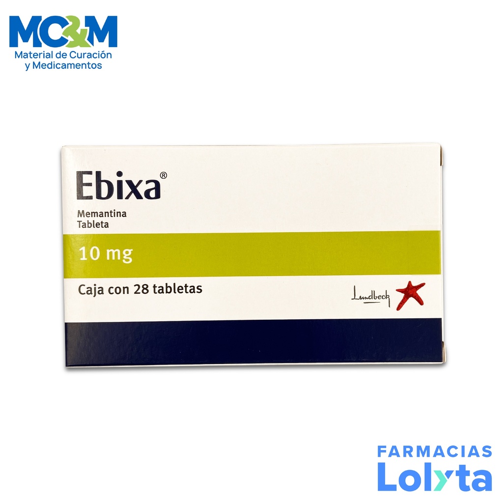 [1461] EBIXA 10 MG C/28 TAB MEMANTINA LAB LUNDBECK