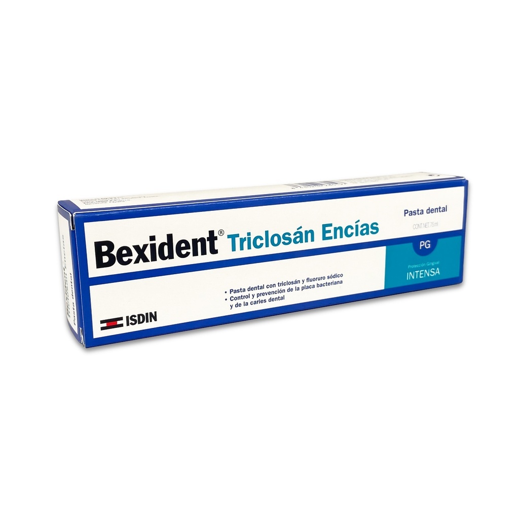 [1474] BEXIDENT TRICLOSAN ENCIAS PASTA DENTAL C/75 ML TRICLOSAN FLUORURO SODICO LAB ISDIN