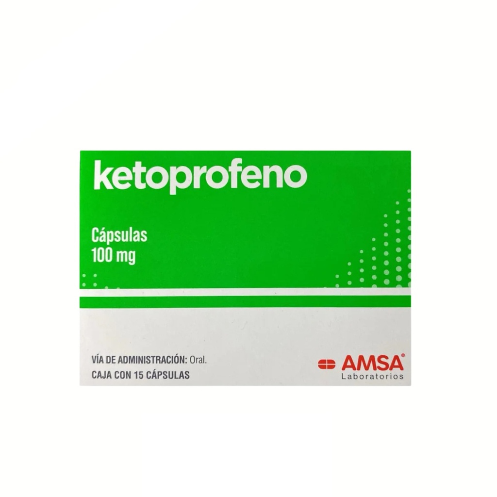 KETOPROFENO 100MG C/15 CAP LAB AMSA