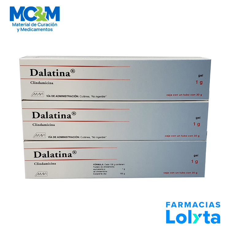 CLINDAMICINA GEL 1 G/100 G TUBO C/30 G DALATINA LAB MAVI