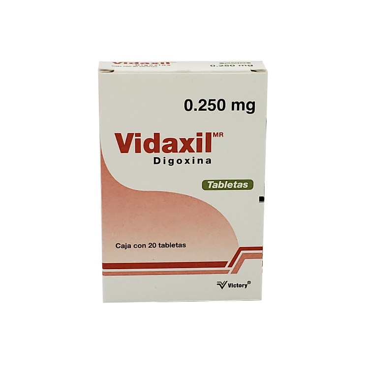 DIGOXINA 250 MCG C/20 TAB VIDAXIL LAB VICTORY