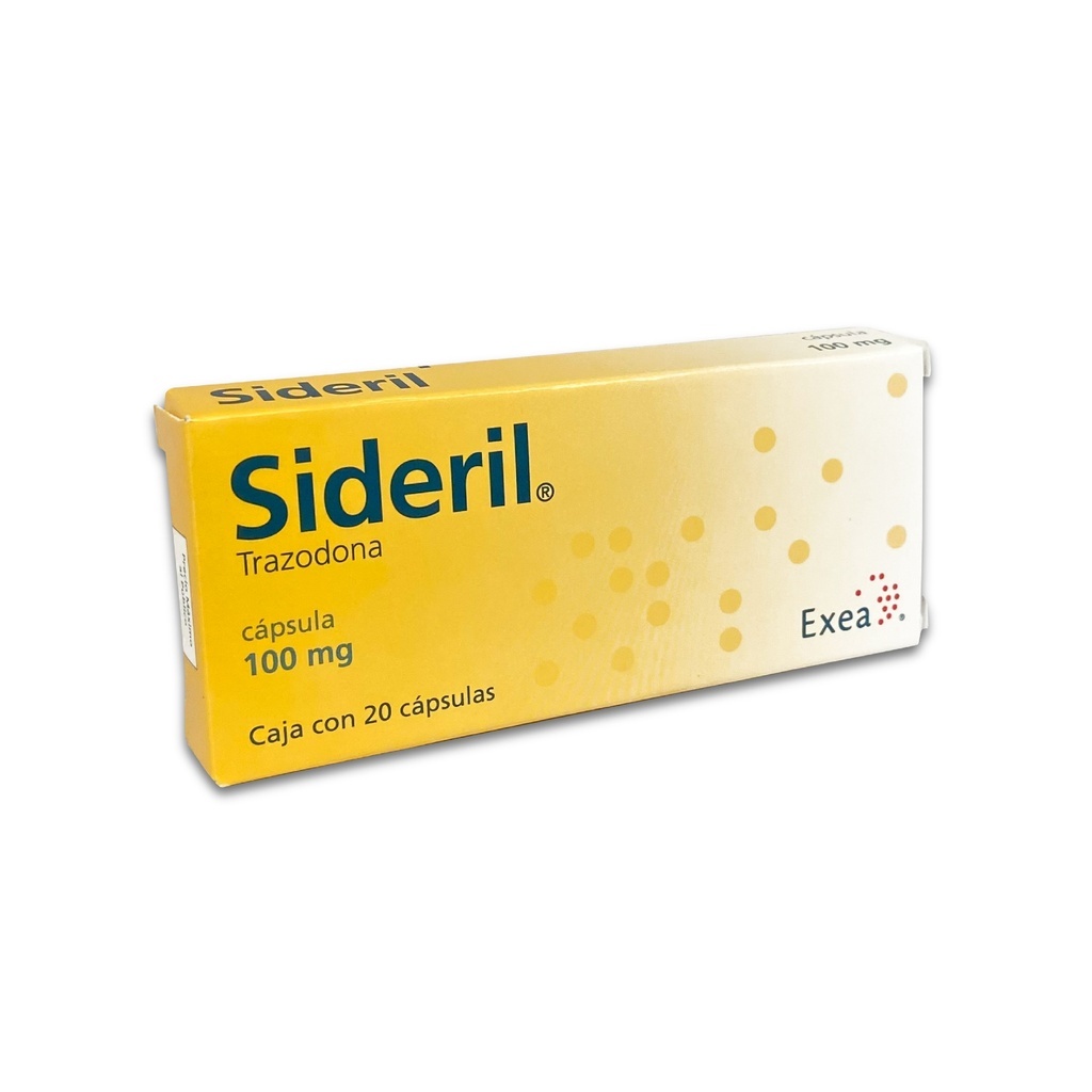 [1602] SIDERIL 100 MG C/20 CAP TRAZODONA LAB EXEA