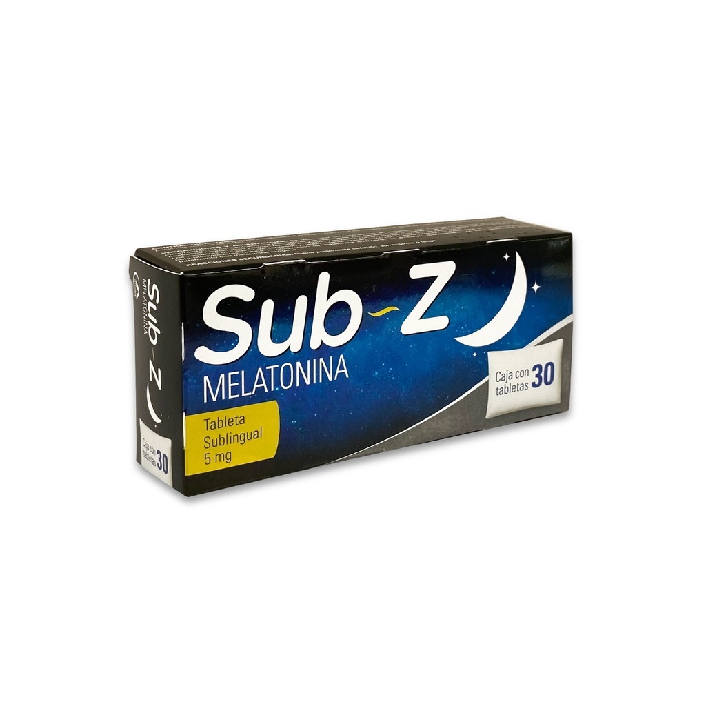 [1620] SUB-Z 5MG C/30 TAB SUBLINGUAL MELATONINA LAB MEDIX