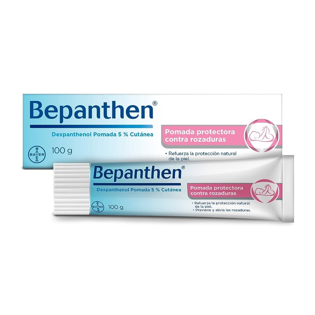 [1640] BEPANTHEN POMADA 5% C/100 G DEXPANTHENOL PROTECTORA CONTRA ROZADURAS LAB BAYER