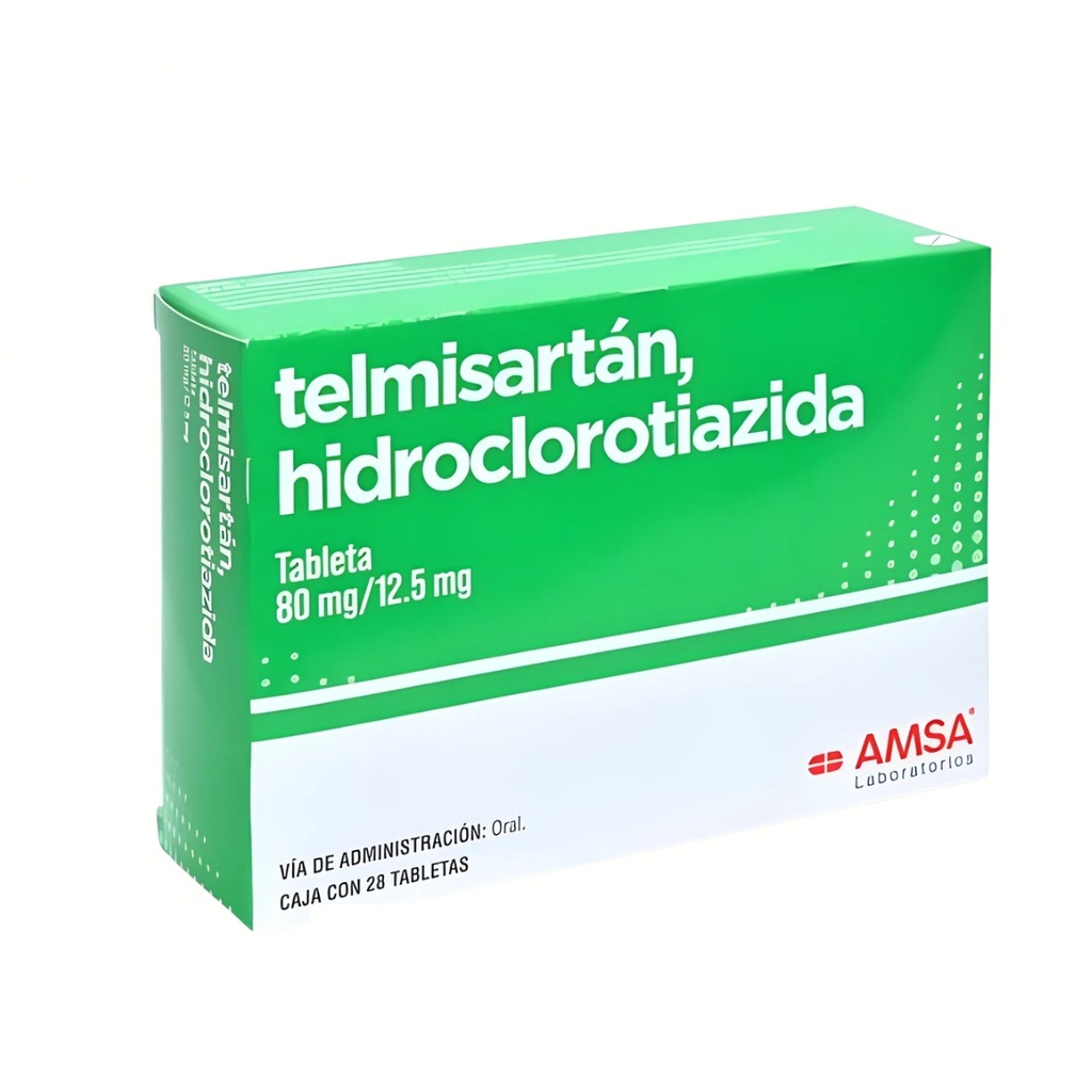 [1644] TELMISARTAN HIDROCLOROTIAZIDA 80/12.5 MG C/28 TAB LAB AMSA