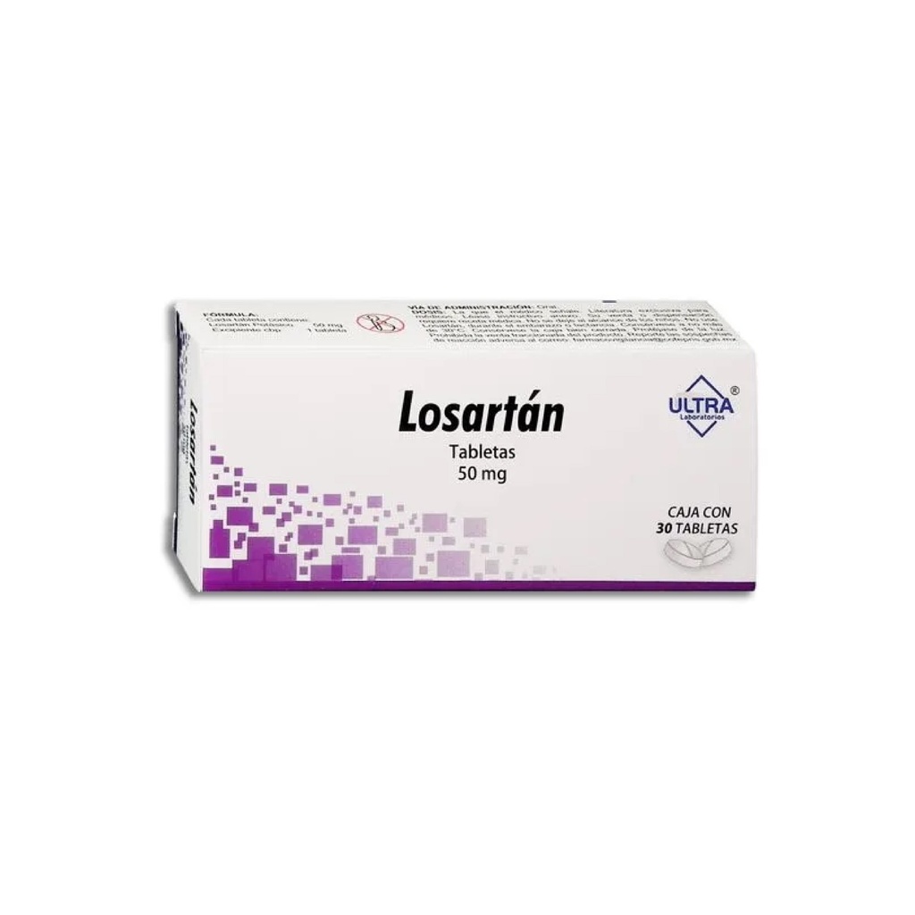 LOSARTAN 50 MG C/30 TAB LAB ULTRA