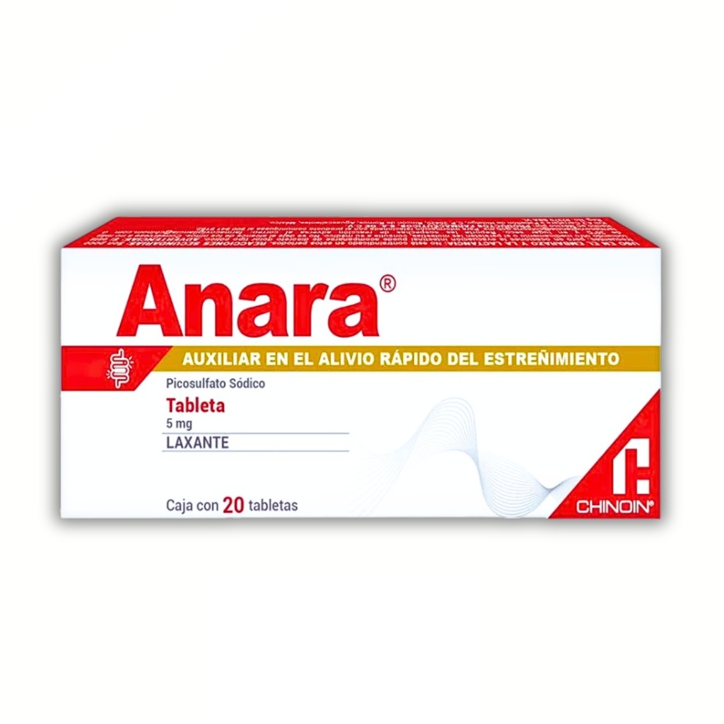 [1659] ANARA 5MG C/20 TAB PICOSULFATO SODICO LAB CHINOIN