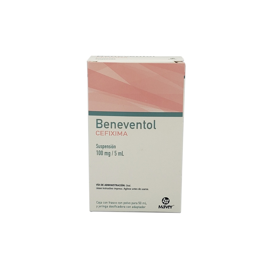 [1668] CEFIXIMA SUSP 100 MG/5 ML FCO C/50 ML BENEVENTOL LAB MAVER