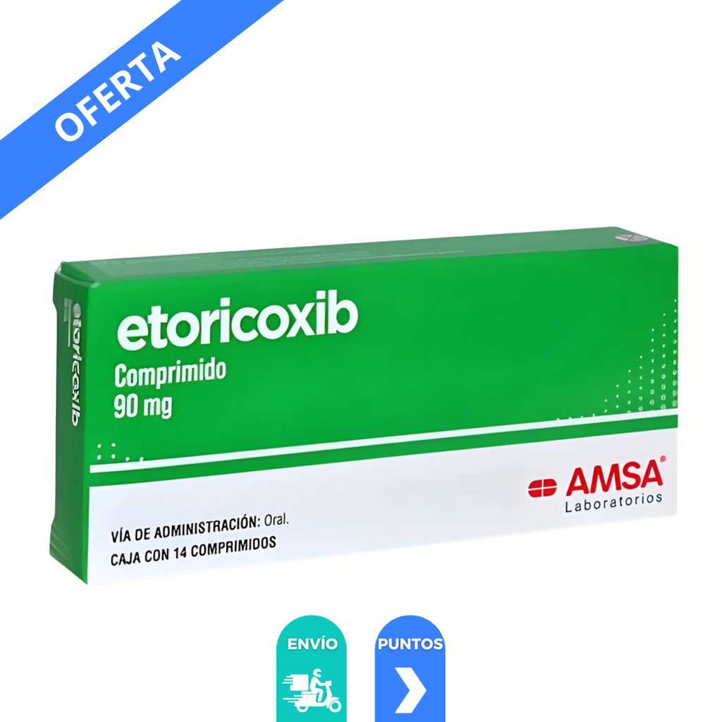 ETORICOXIB 90 MG C/14 COMPRIMIDOS LAB AMSA