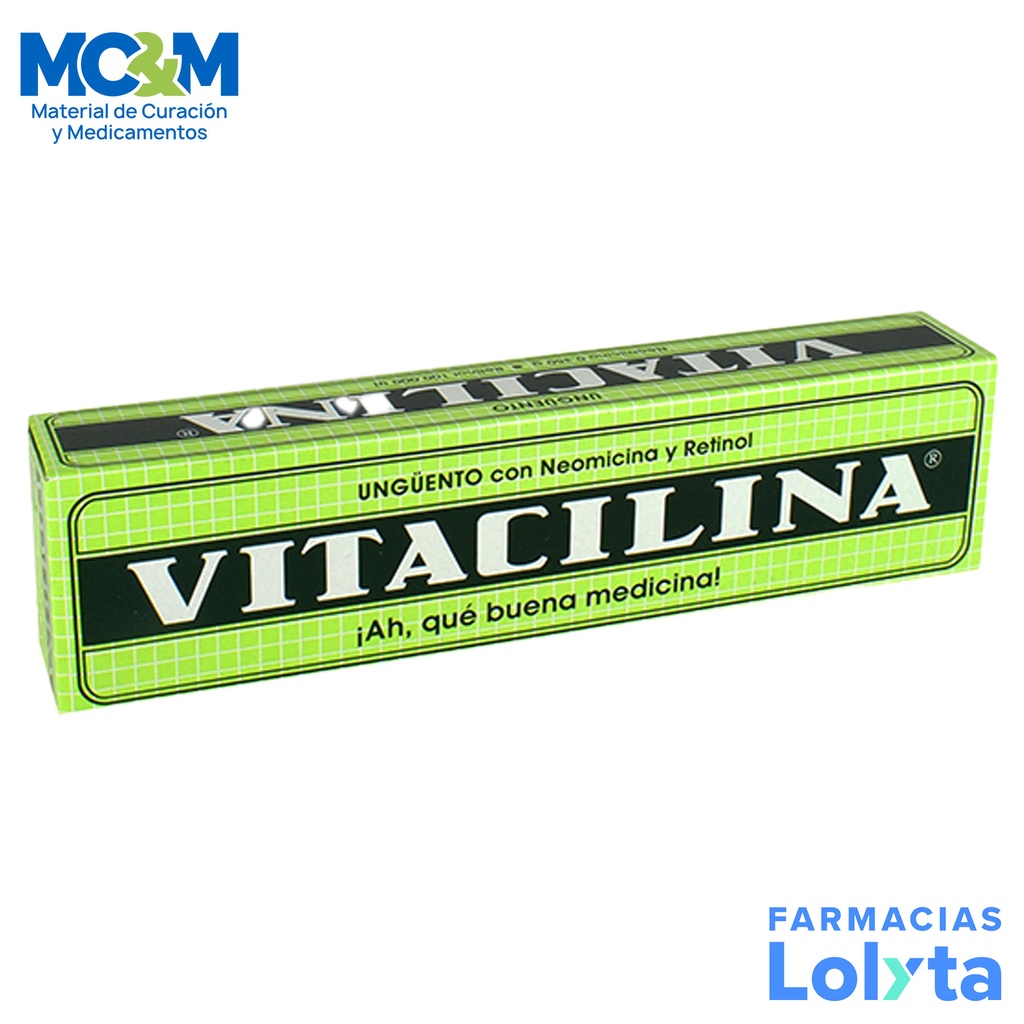 [1701] VITACILINA UNGÜENTO 0.350 G/100 000 UI C/28 G NEOMICINA RETINOL LAB KSK