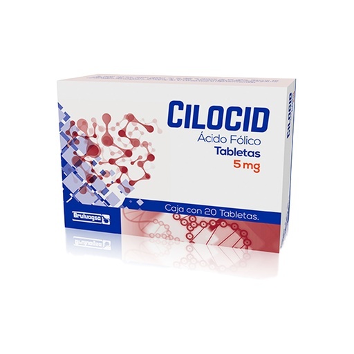 [1722] ACIDO FOLICO 5 MG C/20 TAB CILOCID LAB BRULUAGSA
