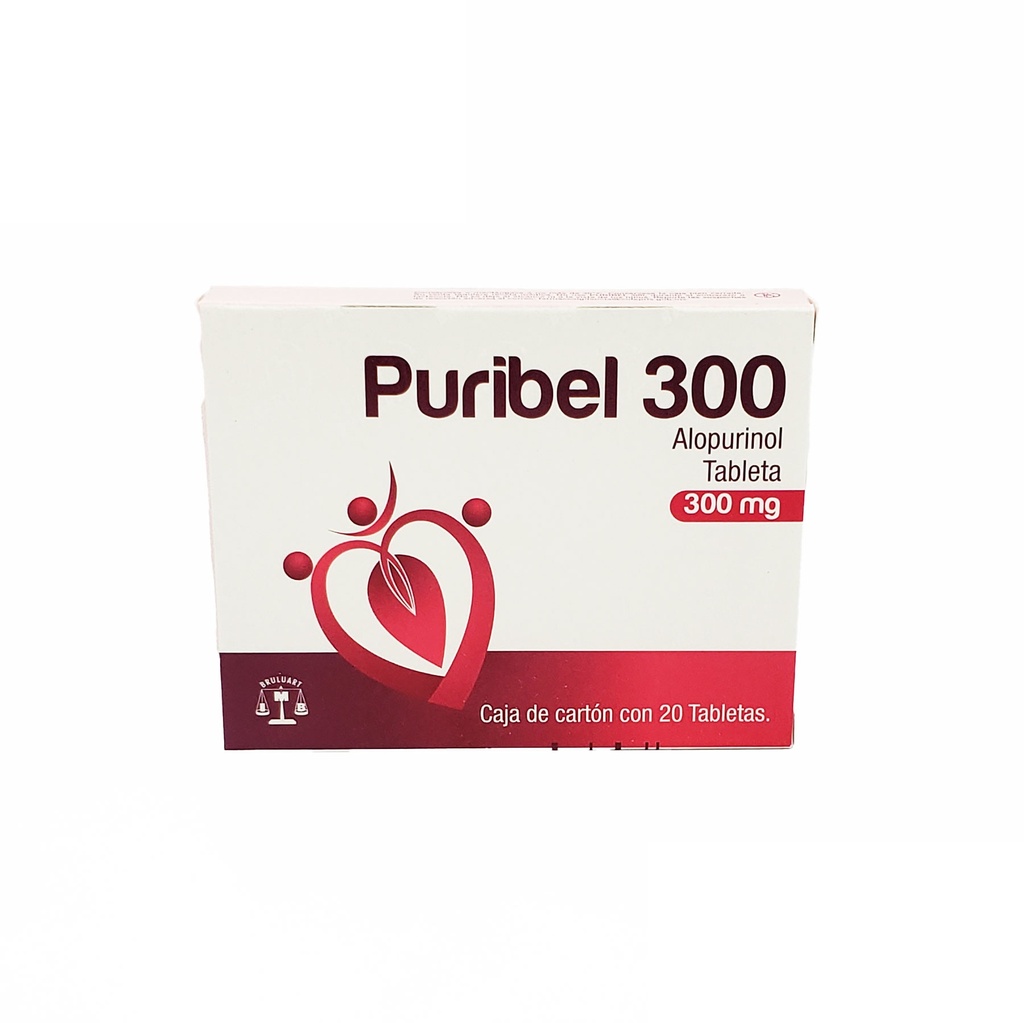 [1736] ALOPURINOL 300 MG C/20 TAB PURIBEL 300 LAB BRULUART