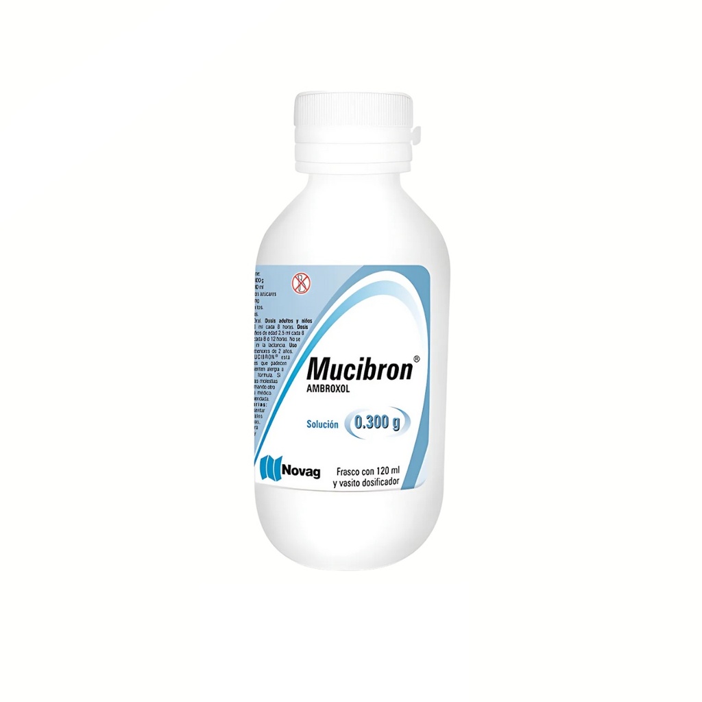 AMBROXOL 300 MG/100 ML SOL C/120 ML MUCIBRON LAB NOVAG