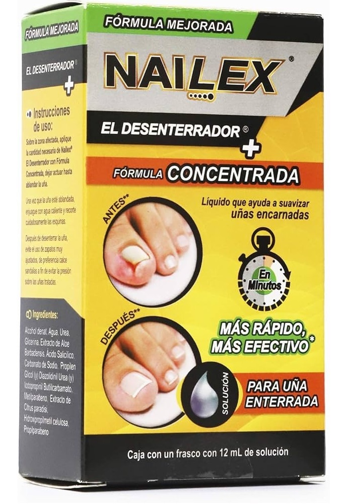 NAILEX DESENTERRADOR + FORMULA CONCENTRADA SOL C/12 ML
