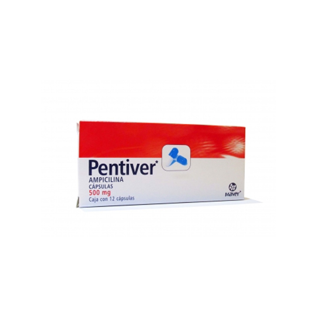 AMPICILINA 500 MG C/12 CAP PENTIVER LAB MAVER