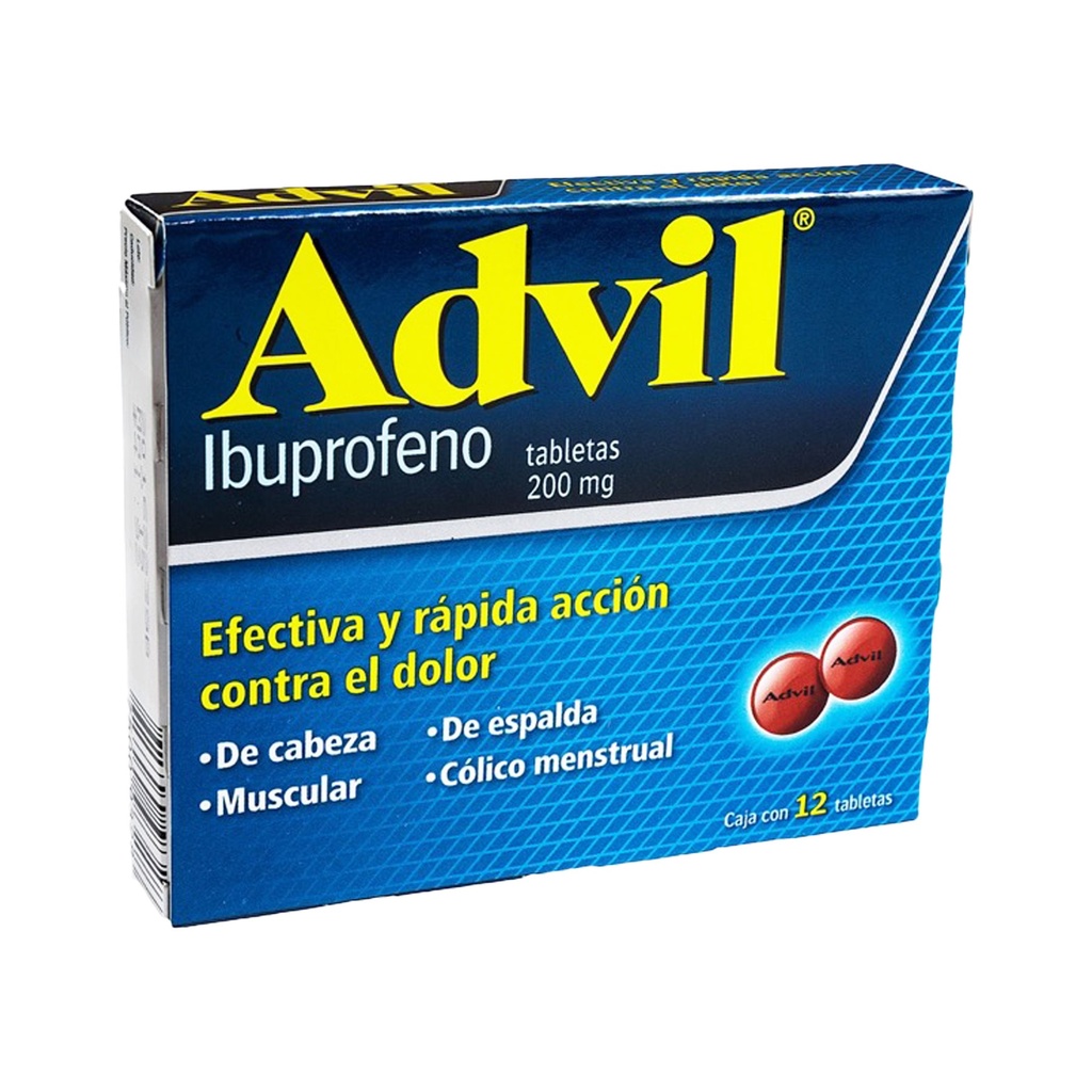 [1777] ADVIL 200 MG C/12 TAB IBUPROFENO LAB HALEON