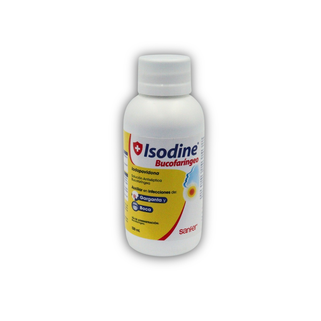 ISODINE BUCOFARINGEO C/120 ML IODOPOVIDONA LAB SANFER