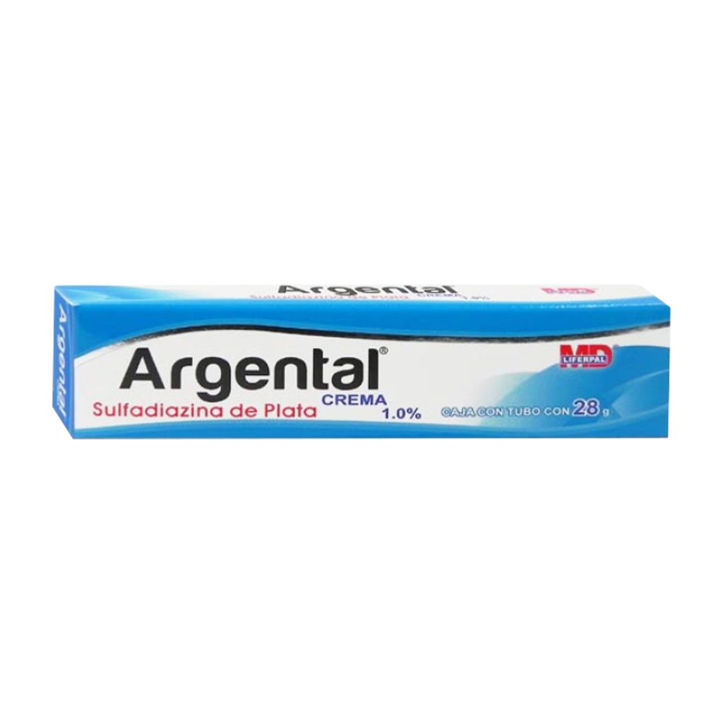[1785] SULFADIAZINA DE PLATA CREMA 1% TUBO C/28 G ARGENTAL LAB LIFERPAL MD