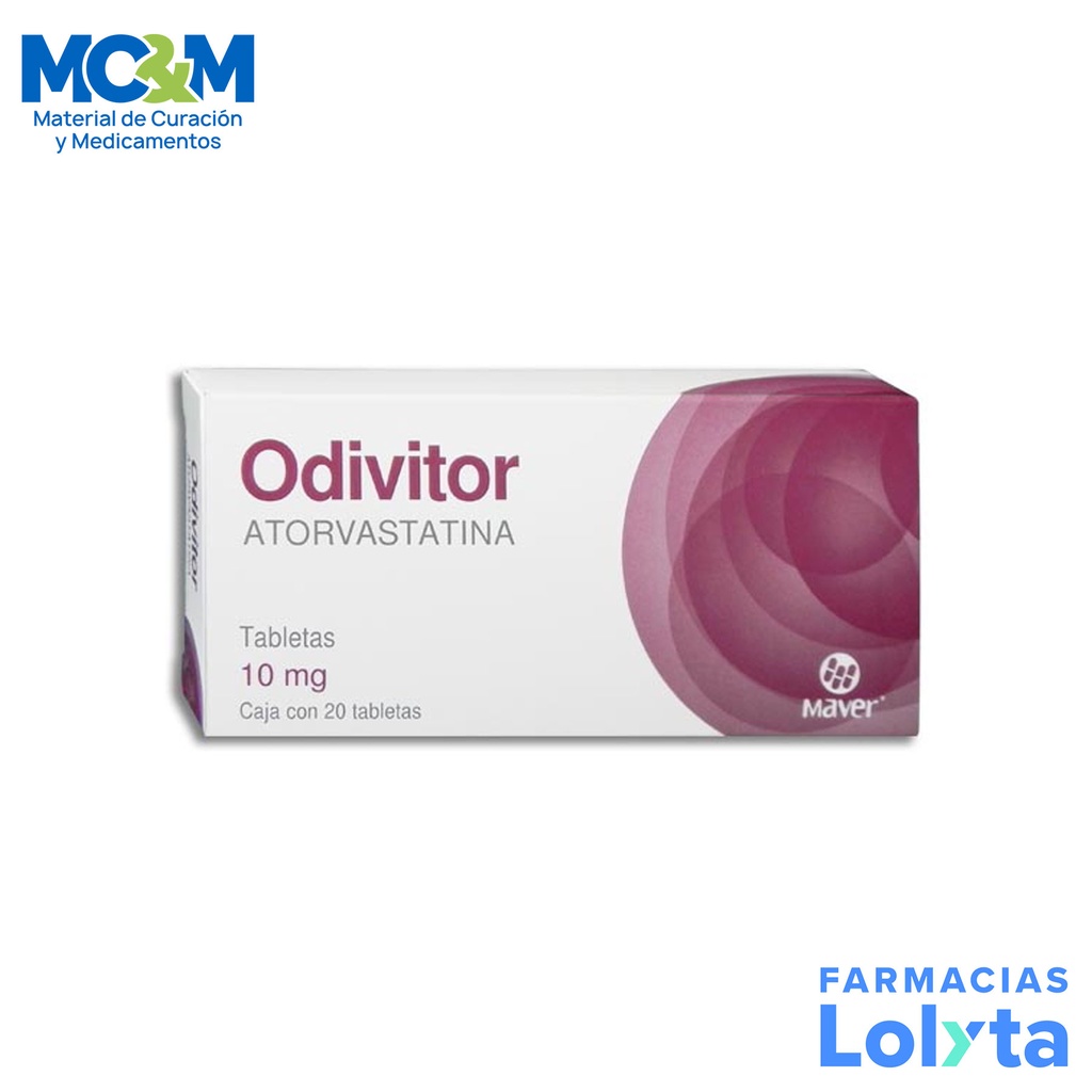 [1793] ATORVASTATINA 10 MG C/20 TAB ODIVITOR LAB MAVER