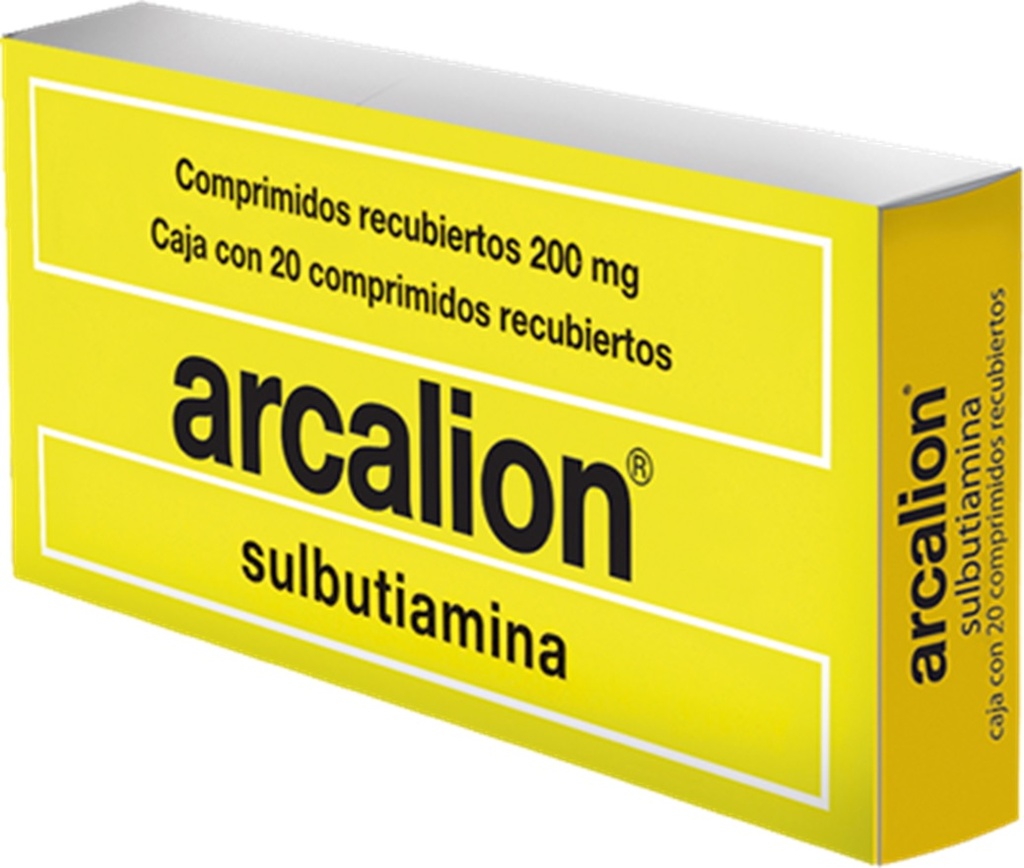 ARCALION 200 MG C/20 COMPRIMIDOS SULBUTIAMINA LAB SERVIER