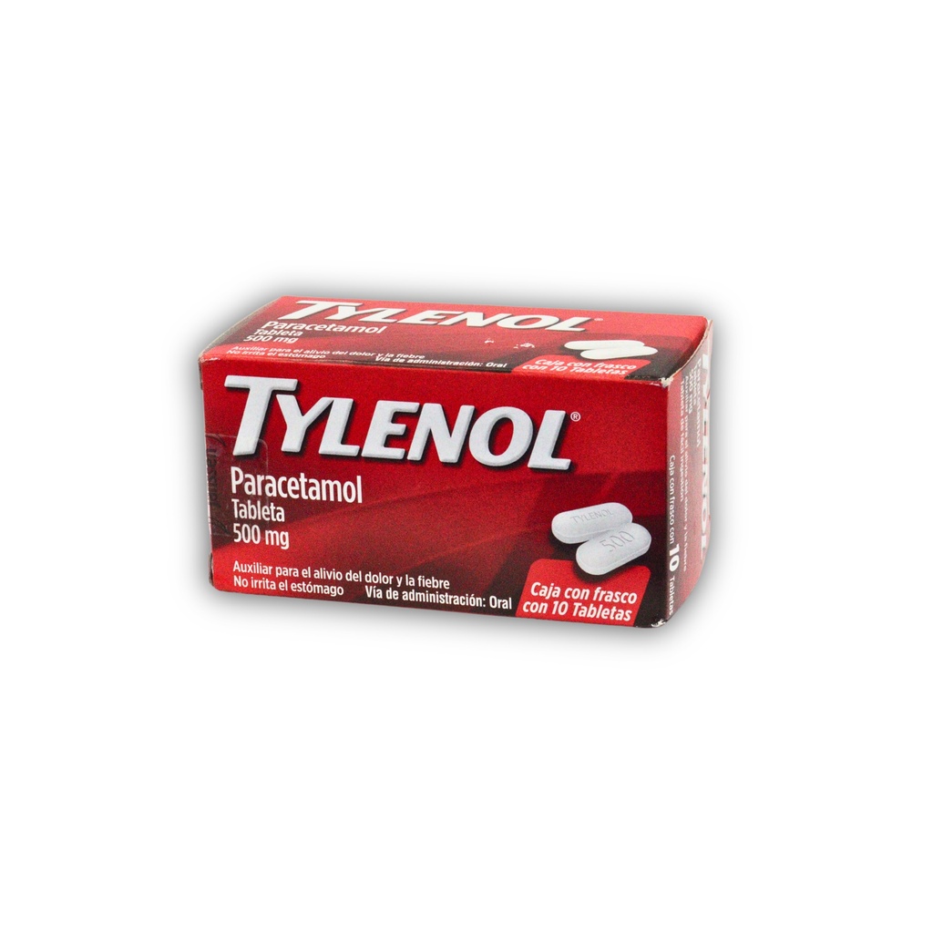 [1811] TYLENOL 500 MG C/10 TAB PARACETAMOL LAB JANSSEN-CILAG