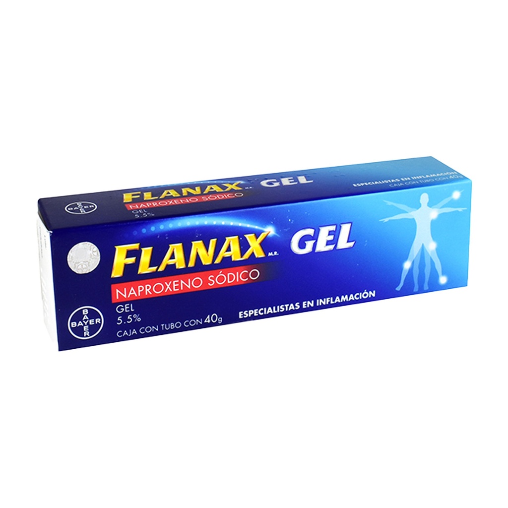 FLANAX GEL 5.5% C/40 G NAPROXENO SODICO LAB BAYER