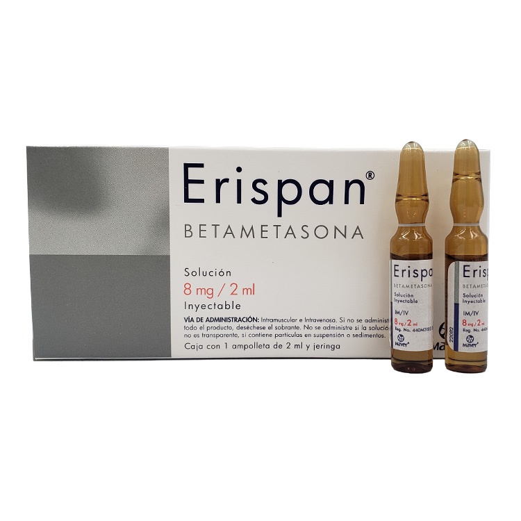 [1824] BETAMETASONA SOL INY 8 MG/2 ML IM/IV ERISPAN C/JERINGA LAB MAVER