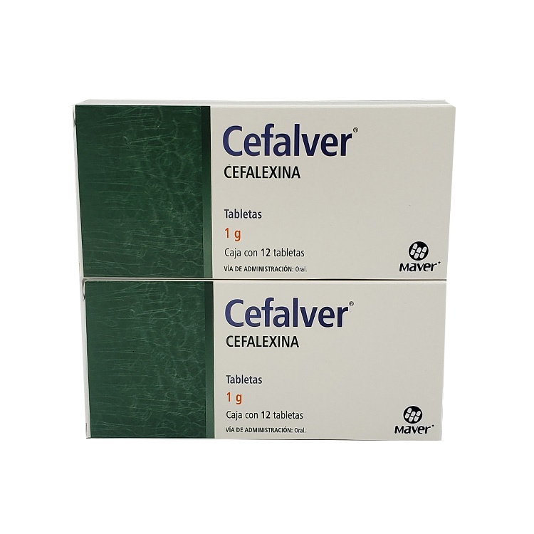 [1860] CEFALEXINA 1 G C/12 TAB CEFALVER LAB MAVER
