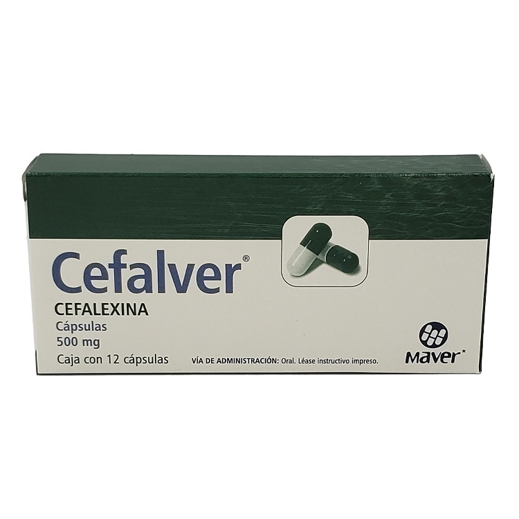 [1861] CEFALEXINA 500 MG C/12 CAP CEFALVER MAVER