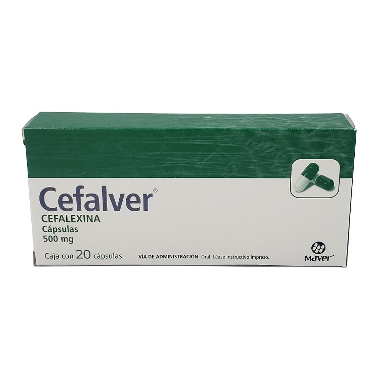 [1862] CEFALEXINA 500 MG C/20 CAP CEFALVER LAB MAVER