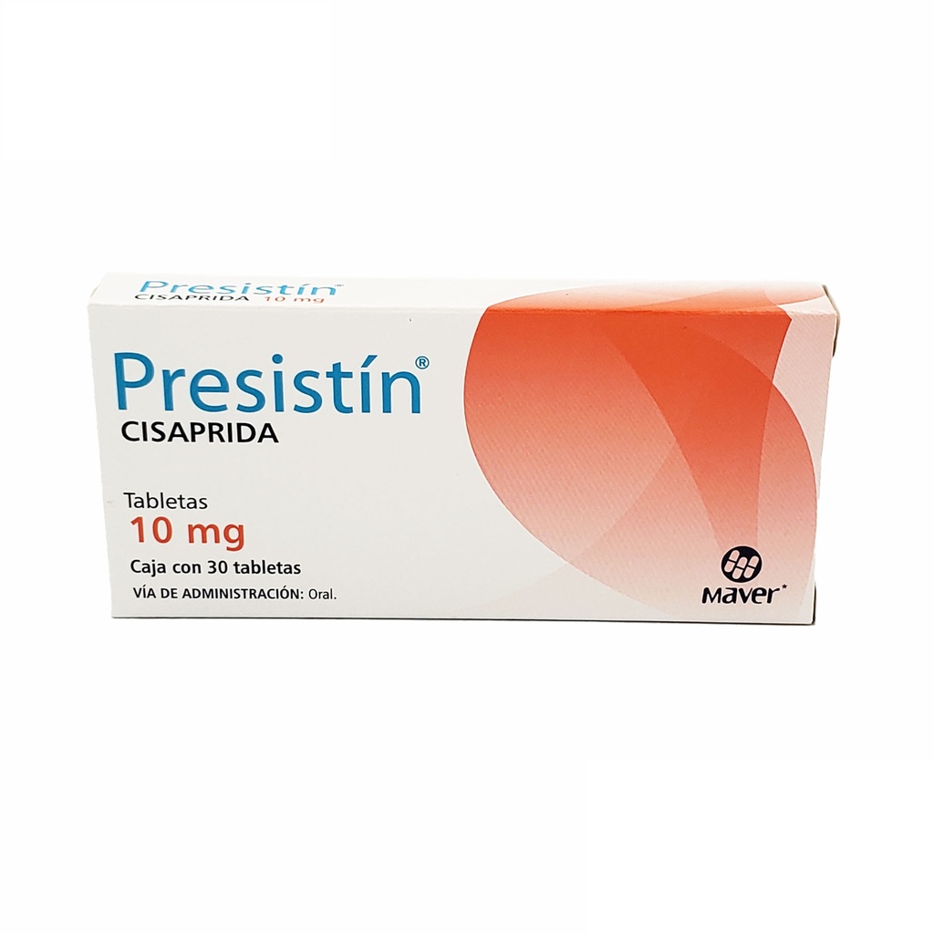 CISAPRIDA 10MG C/30 TAB PRESISTIN LAB MAVER