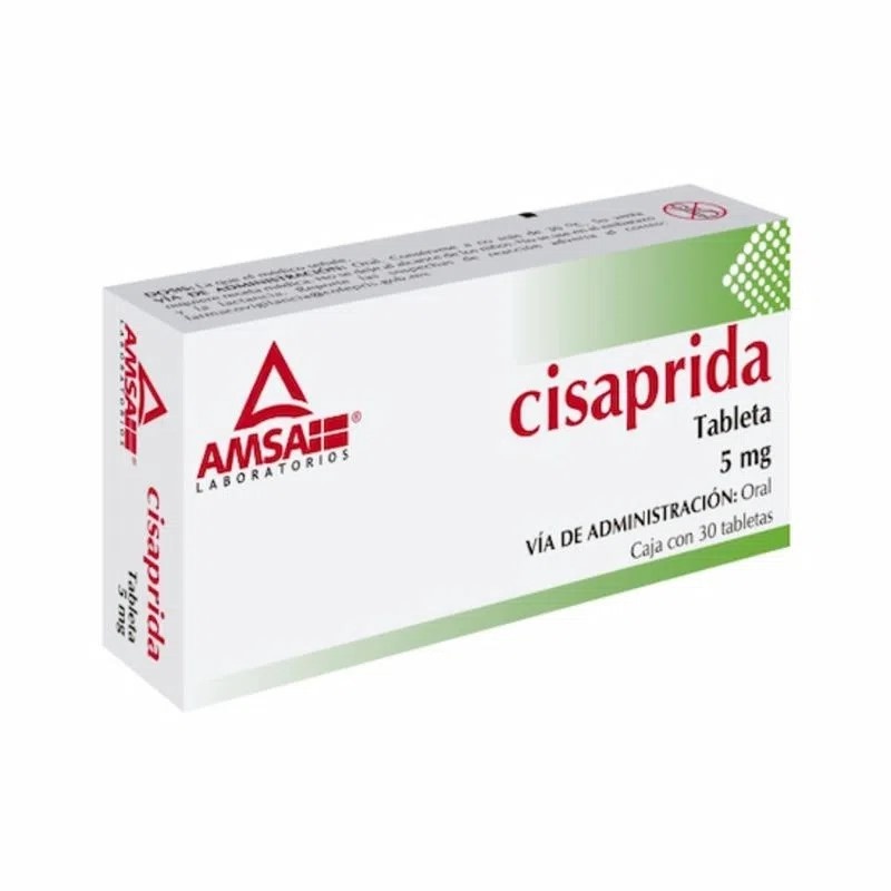 CISAPRIDA 5 MG C/30 TAB LAB AMSA