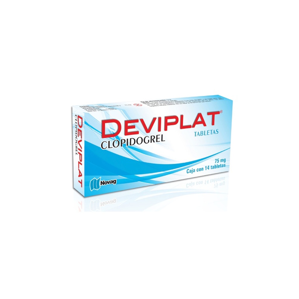 CLOPIDOGREL 75 MG C/14 TAB DEVIPLAT LAB NOVAG