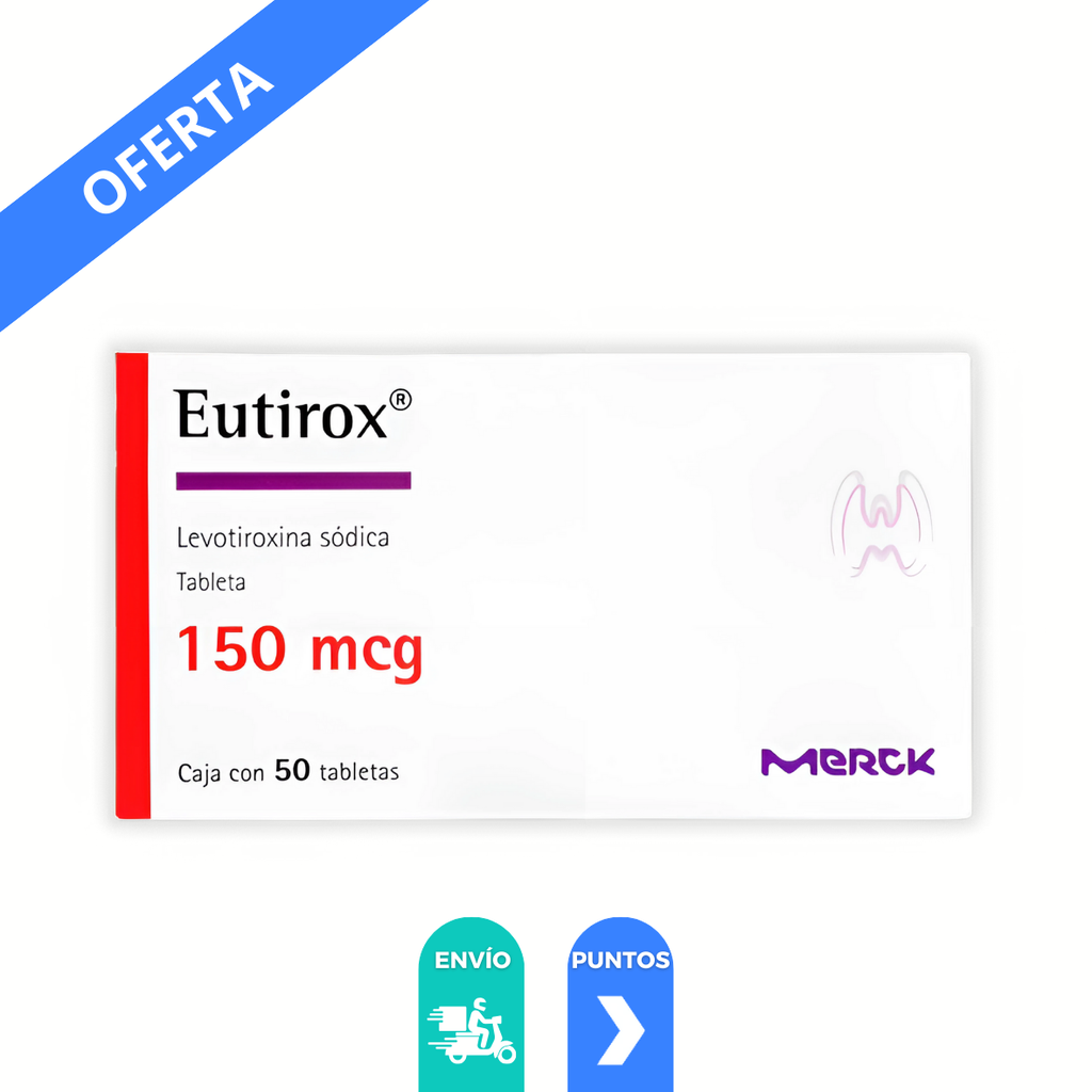 EUTIROX 150 MCG C/50 TAB LEVOTIROXINA SODICA LAB MERCK
