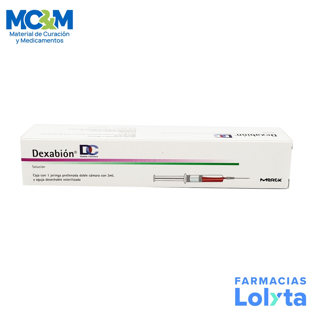 DEXABION SOL INY 3 ML C/1 JERINGA VITAMINA B1 B6 B12 LAB MERCK