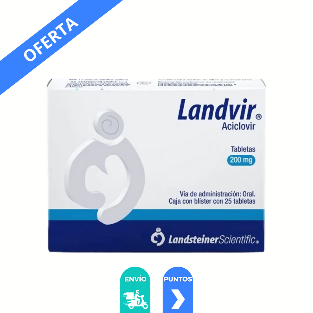 ACICLOVIR 200 MG C/25 TAB LANDVIR LAB LANDSTEINER