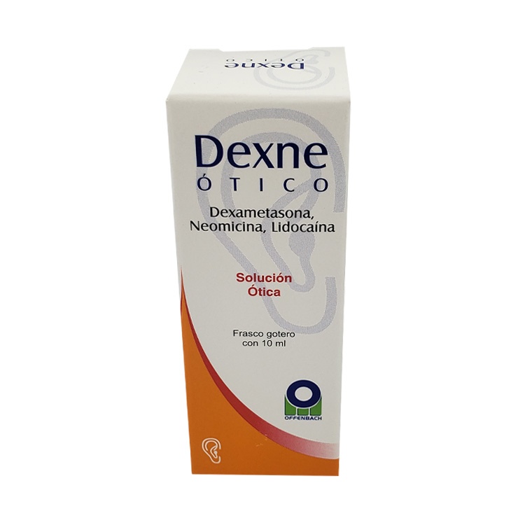DEXAMETASONA NEOMICINA LIDOCAINA SOL OTICA 1/3.5/15 MG/ML FCO GOTERO C/10 ML DEXNE OTICO LAB OFFENBACH