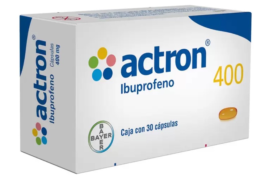 ACTRON 400 MG C/30 CAP IBUPROFENO LAB BAYER
