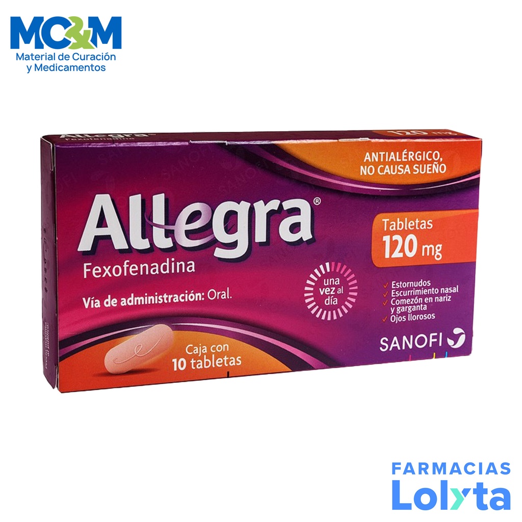 [1948] ALLEGRA 120 MG C/10 TAB FEXOFENADINA