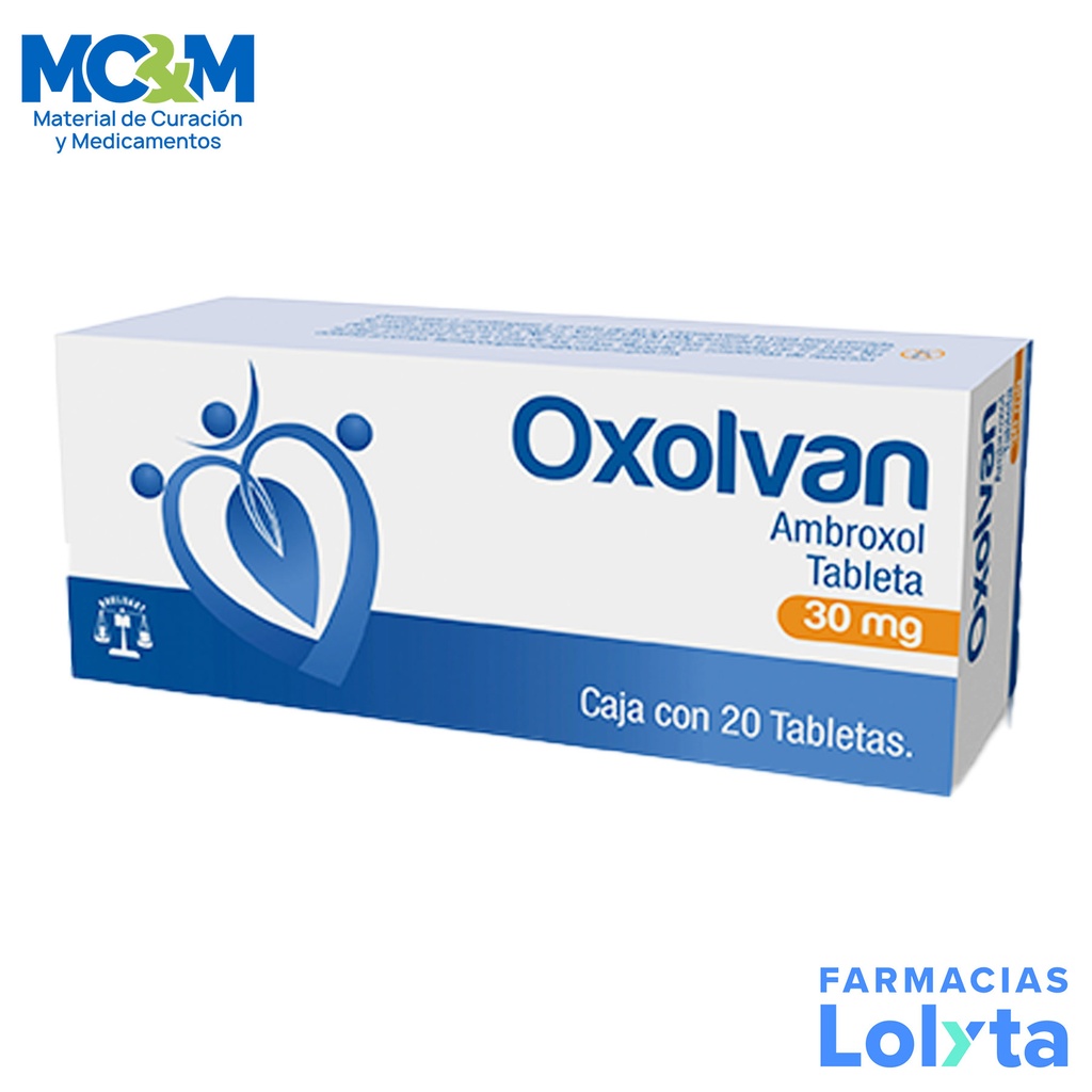 AMBROXOL 30 MG C/20 TAB OXOLVAN LAB BRULUART