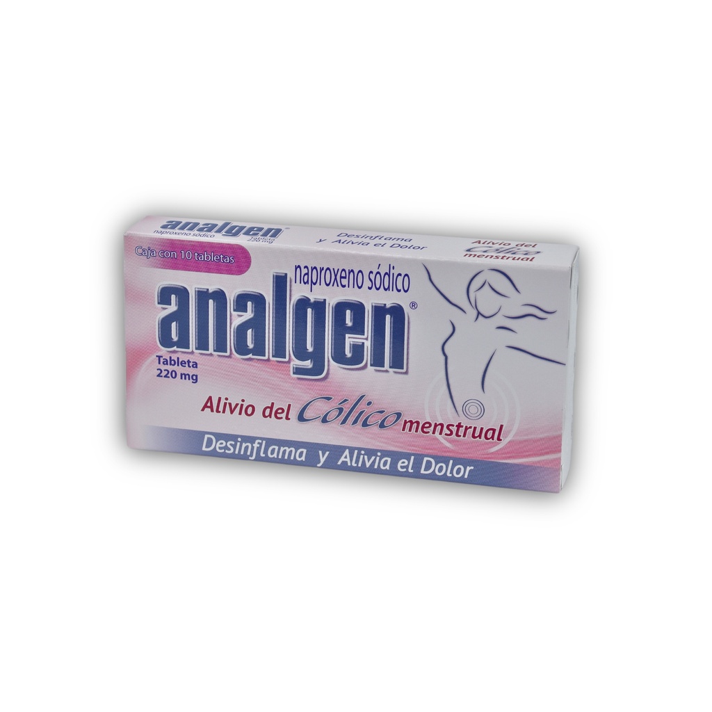 ANALGEN 220 MG C/10 TAB NAPROXENO SODICO LAB LIOMONT