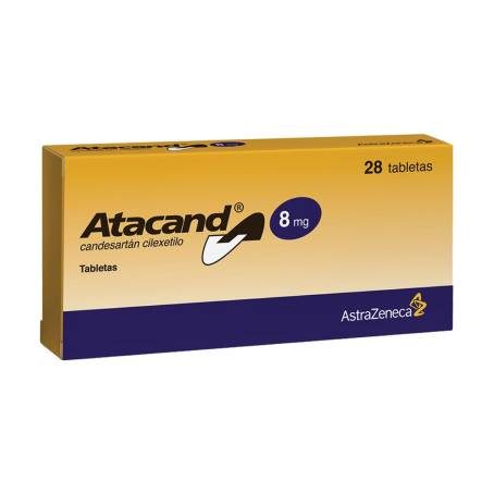 ATACAND 8 MG C/28 TAB CANDESARTAN CILEXETILO LAB ASTRAZENECA